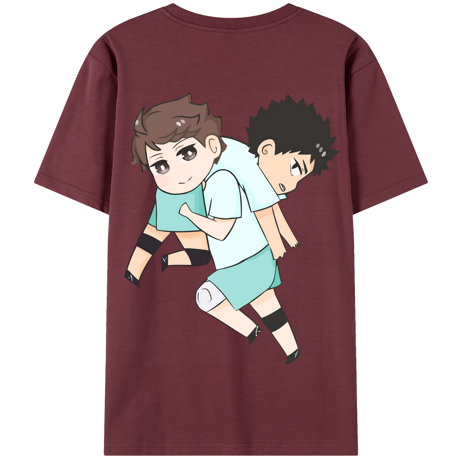 （画像用） ハイキュー!! Haikyu!! 綿100％半袖Tシャツ（背面プリント）